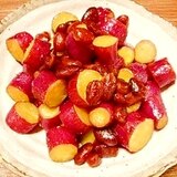 金時豆煮プラス☆サツマイモの甘煮
